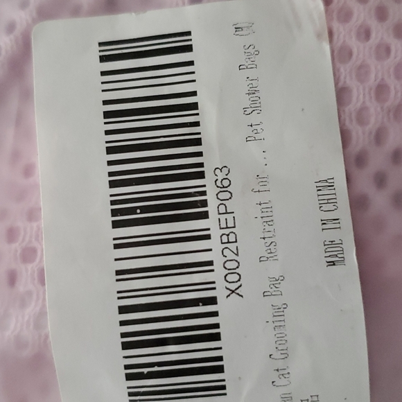 PET SHOWER BAG/ SIZE MEDIUM/ PINK - Picture 5 of 5